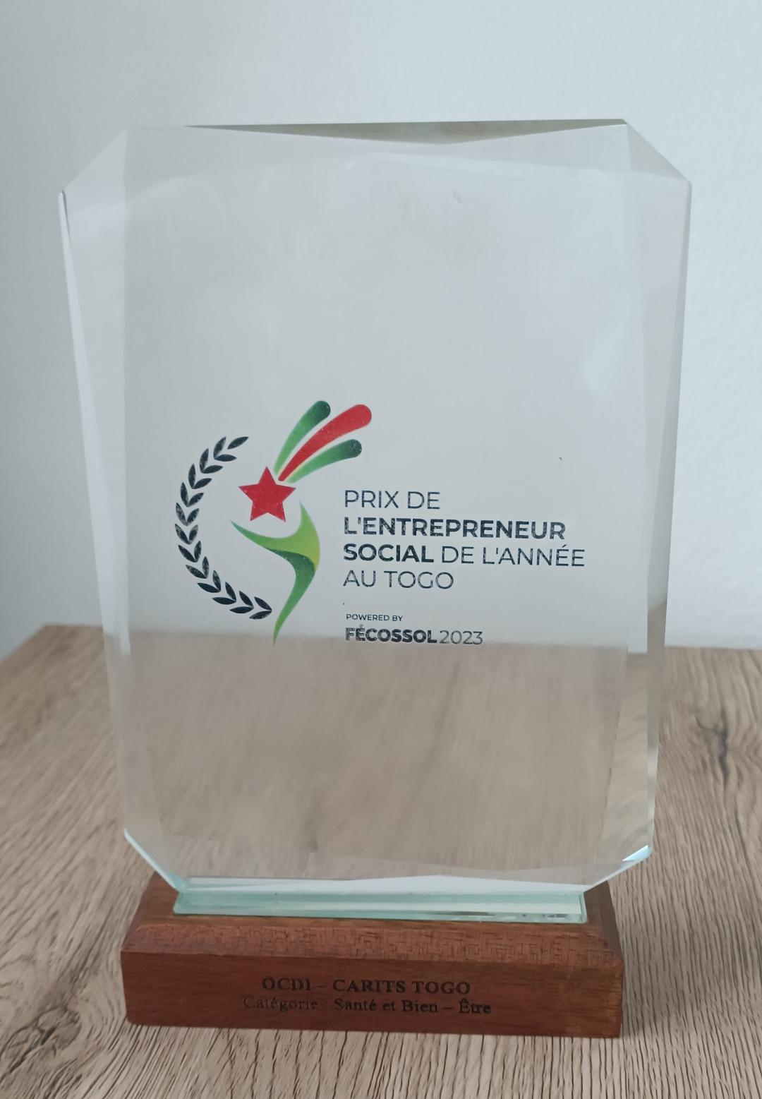 Lire la suite à propos de l’article Prix FECOSSOL : L’OCDI/Caritas Togo lauréate dans la catégorie Santé et Bien-être